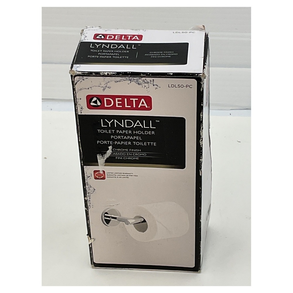 Delta Lyndall Toilet Paper Holder Chrome Finish‎